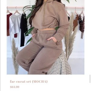 Brand New Brown Sweat Set